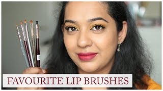 My favourite brushes for LIPS and How I clean them