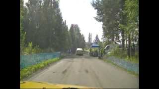 preview picture of video 'Lexus IS200 - Toyota Altezza RS200 - SS16 nr. 224 incar - Neste Rally Finland - Vetomies 2013'