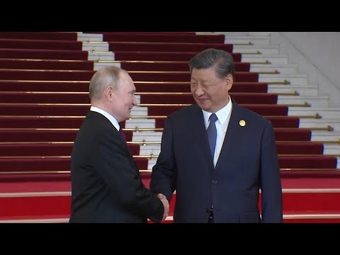 Vladimir Putin meets Xi Jinping in China ahead of Belt and Road Initiative forum | AFP