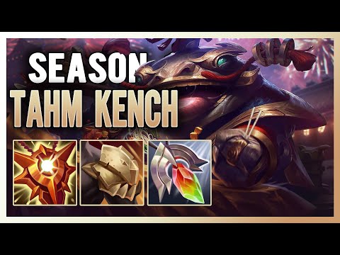 HIGH ELO PATCH 11.4 TAHM KENCH SUPPORT GUIDE - League of Legends gameplay