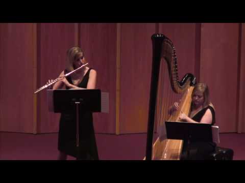Lyrica Trio - Piazzolla - Histoire du Tango for Flute and Harp - II - Cafe 1930