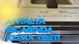 WEBESTEN PORTATİF KLİMA TESTİ ANTALYA SICAĞI-WEBESTEN AIR COOLER PERFORMANCE