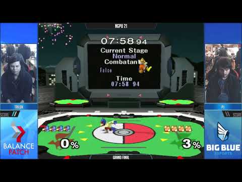 NGPU 22 SSBM - trilok (Fox) vs. PJ (Falco) - Melee WR2
