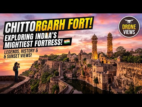 Chittorgarh Fort Tour 2026 🏰 | India's Largest Fort | Complete History, Drone Views & Hidden Secrets