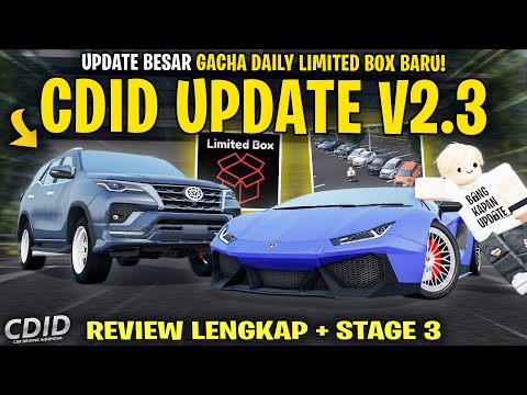 BIG UPDATE GACHA DAILY LIMITED BOX CDID UPDATE V2.3 ! REVIEW ALL NEW CARS - CDID V2.3 Roblox