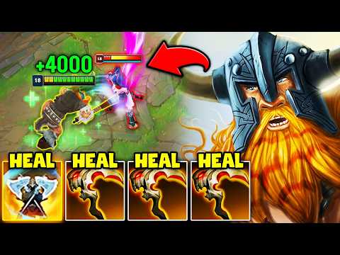 Olaf but I have so much lifesteal I heal to full health every auto (YOU CAN'T KILL ME)