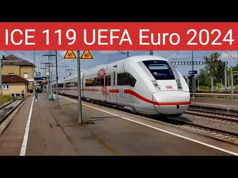 🇩🇪🇦🇹⚠️Erster Werbe ICE 119 UEFA Euro 2024 auf der Südbahn