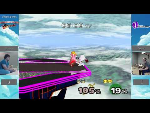 Birmingham Brawl 17 Melee Singles LS - Winnar (Marth, Falcon) vs. Dezno (Peach)
