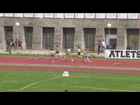 400m prepone [Ž], II. skupina, Eva Mačković - AGRAM Međunarodni atletski miting 2023