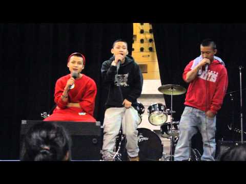 can't back down on the stage.