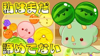 私はまだダブルスイカの夢を諦めていない。スイカゲーム生配信