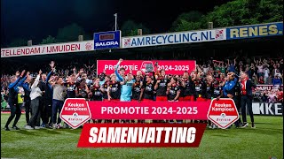 🆙 Excelsior na 1 jaar weer terug naar de Eredivisie door hattrick van Widell (5-0) | SAMENVATTING