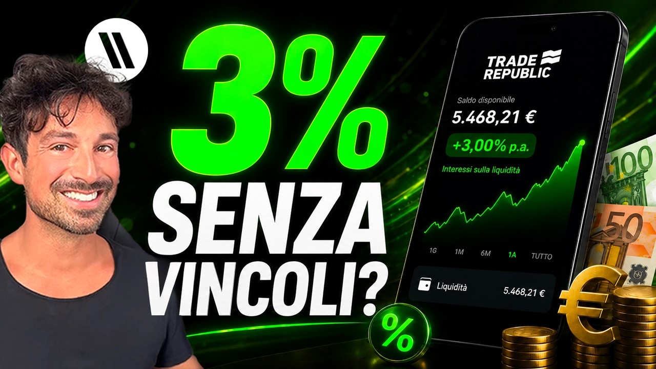 TRADE REPUBLIC 3% SULLA LIQUIDITÀ: MEGLIO DI UN CONTO DEPOSITO?