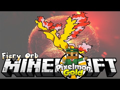 Minecraft Pixelmon Gold #54 'Fiery Orb'