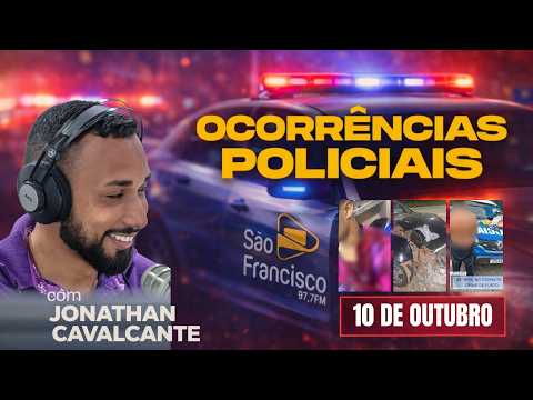 OCORRÊNCIAS POLICIAIS EM ANÁPOLIS |10/10/2026| Tentativa de homicídio, furtos, acidentes e ameças