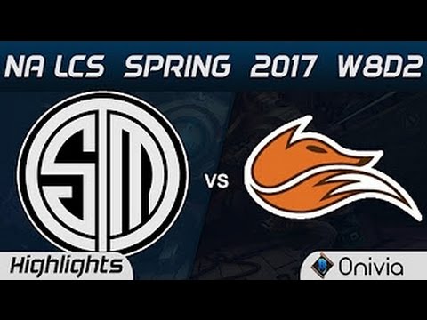 TSM vs FOX Highlights Game 2 NA LCS Spring 2017 Team Solo Mid vs Echo Fox