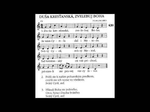 JKS 431 - Duša kresťanská (ein Lied über Kyrill und Method)