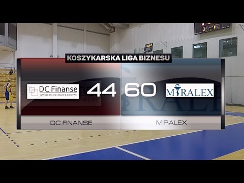 DC Finanse vs Miralex - XIV kolejka - I Liga Poznań - Koszykarska Liga Biznesu