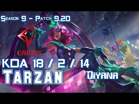 GRF Tarzan QIYANA vs TALIYAH Jungle - Patch 9.20 EUW Ranked