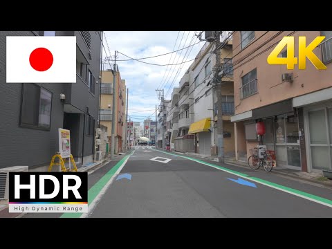 Japan - 3 Hours Suburb Walk in Tokyo【4K HDR】