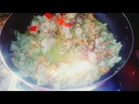 Rabab Azmani, les pâtes aux fruits de mer / المعجنات بفواكه البحر