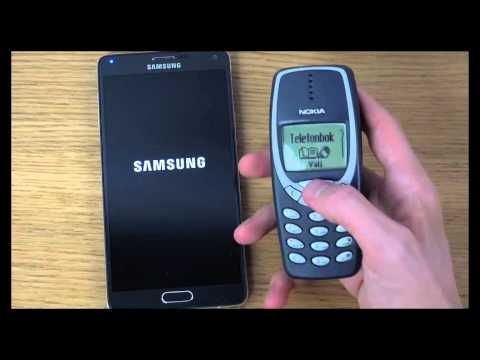 Samsung Galaxy Note 4 vs. Nokia 3310 - Which Is Faster? (4K)