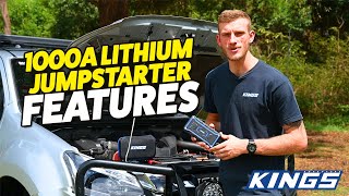 Adventure Kings 1000A Lithium Jumpstarter Features