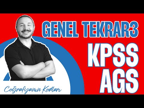 ZİNCİR GENEL TEKRAR -3 | Türkiye'nin yer şekilleri konu anlatım ve soru çözüm  | KPSS - AGS