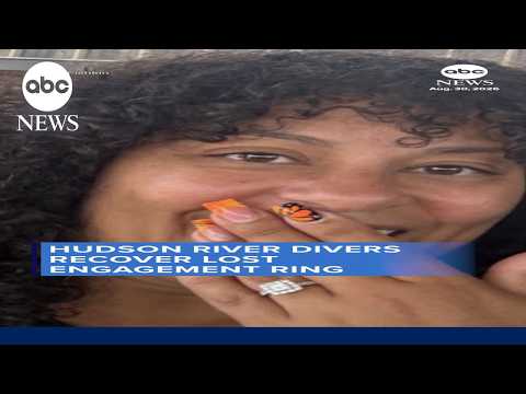 Hudson River divers recover lost engagement ring