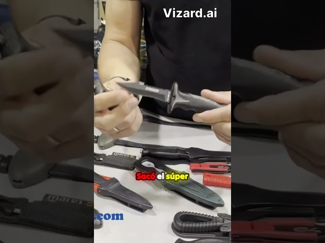 Vídeo relacionado con Seac K-Jack Cuchillo para buceo, snorkel y deportes acuáticos, lama 54 mm