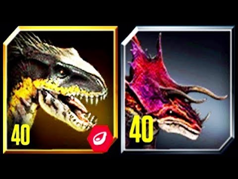 ALL MAX LEVEL 40 SUPER HYBRIDS (JURASSIC WORLD)