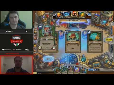 Hearthstone: ESL UK Premiership Spring 2017 - Week 3 - Jambre vs Helixfossil89