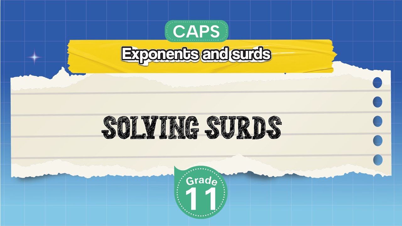 [GRADE 11] Solving Surds