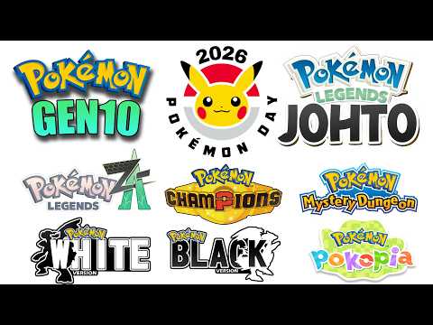 TONS OF BRAND NEW GAMES ANNOUNCED FOR POKEMON DAY 2026 SOON!