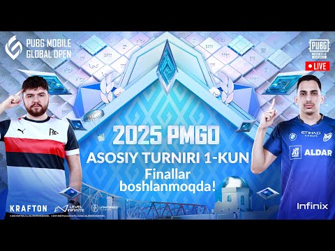 [UZ] 2025 PMGO O‘zbekiston Asosiy Turniri | 1-kun | PUBG MOBILE Global Open O‘zbekiston