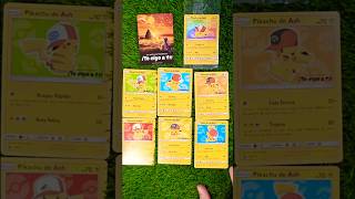 Colección Completa los 7 Pikachu de la Película 😱  #pokemon #pokemoncards #tarjetaspokemon #pikachu
