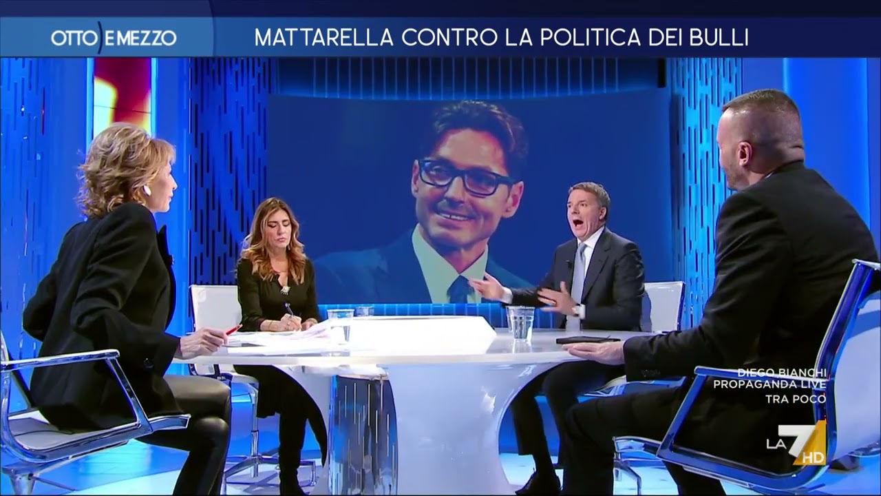 Renzi: "Pier Silvio Berlusconi ha rifilato una sberla a Tajani"