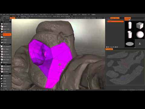 Photo - Part 6 (Retopology) | शुष्क आर्क ट्यूटोरियल - 3DCoat