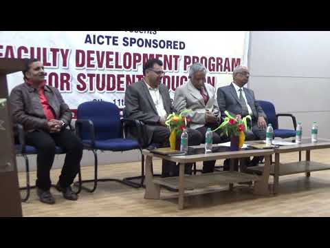 IES College of Technology - AICTE Sponsored Faculty Development program for Student Induction