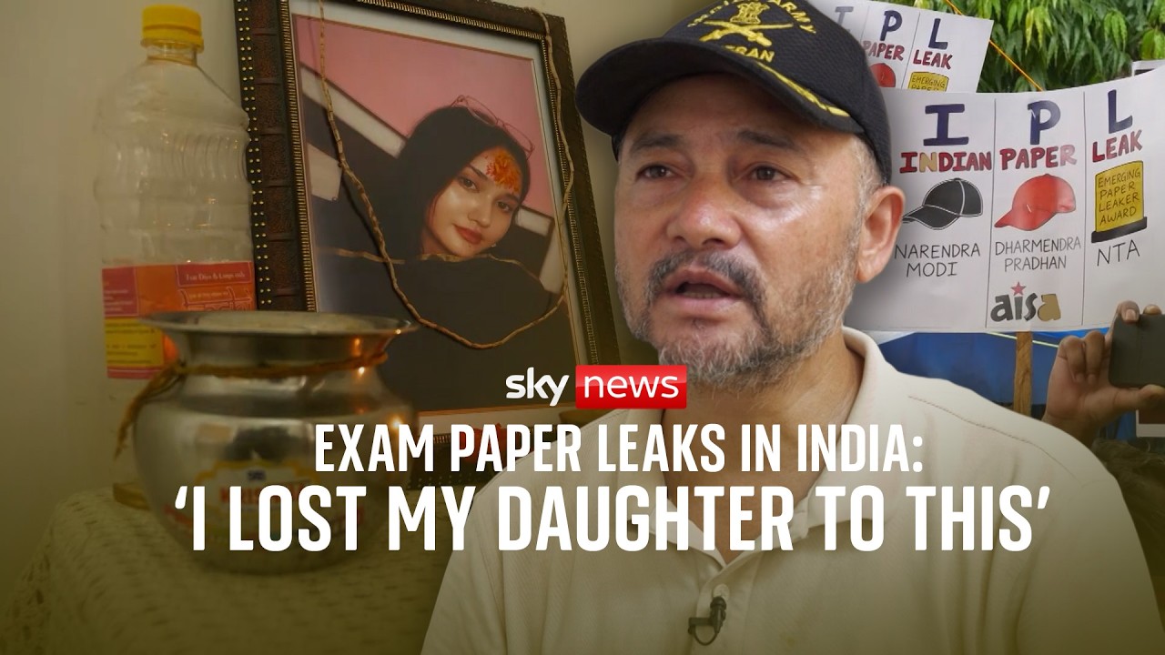 Video: Sky News profiles father of NEET aspirant Riya who died by suicide after 2026 paper leak