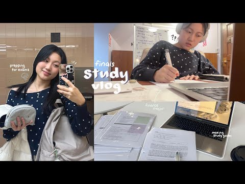 48 HOUR study vlog 📓✐˖⋆ realistic studying for finals, review session, study guides, exam motivation