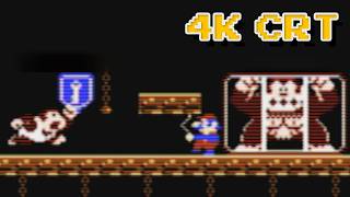 Donkey Kong Jr. [3 Loops] 1982 NES | 4K CRT