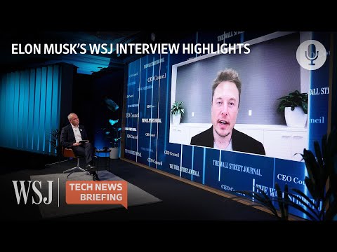 Elon Musk on Twitter Hopes, Tesla’s Future and AI Tech News Briefing WSJ