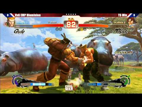SSF4 AE2012 VxG EMP Dieminion vs TS Min - Civil War 5 Tournament