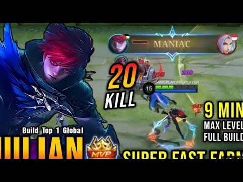 17 Kills + MANIAC!! Julian Super Fast Farm - Build Top 1 Global Julian ~ MLBB #mlbb #julian