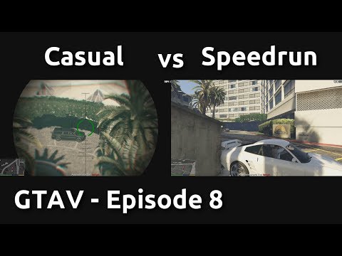 Casual VS Speedrun in GTAV #8 - Blitz Play Players
