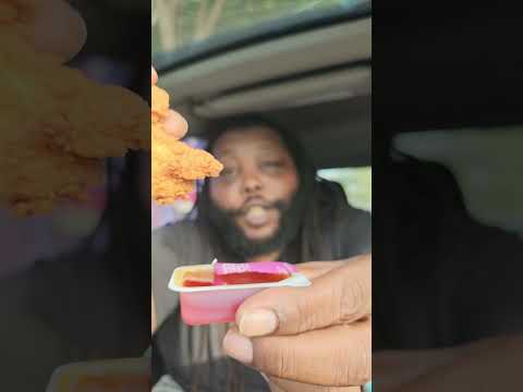 BIG BOY BITES first time trying Polynesian sauce from Chick-fil-A  #chickfilaislife