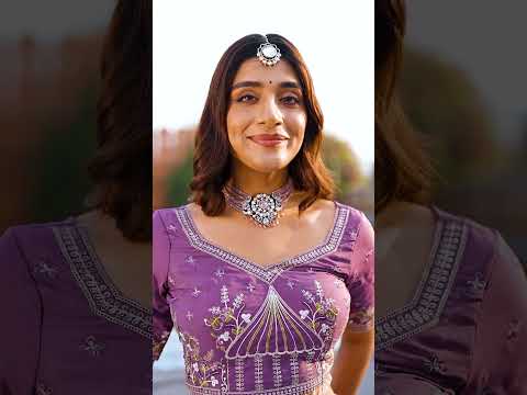 Lavender Chocolate Crush Sequins & Thread Embroidered Lehenga Choli Set with 4-Meter Flair & Matching Dupatta