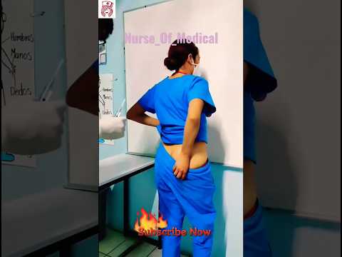 Funny doctor gave injection to nurse #nurse #doctor #shorts #shortsfeed  #shortsviral