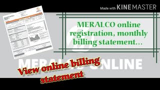 How to check MERALCO bill online?